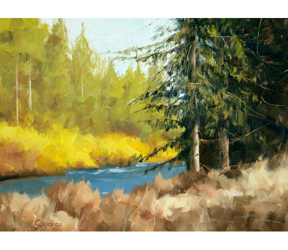 "Metolius River, Oregon" by Cal Capener
